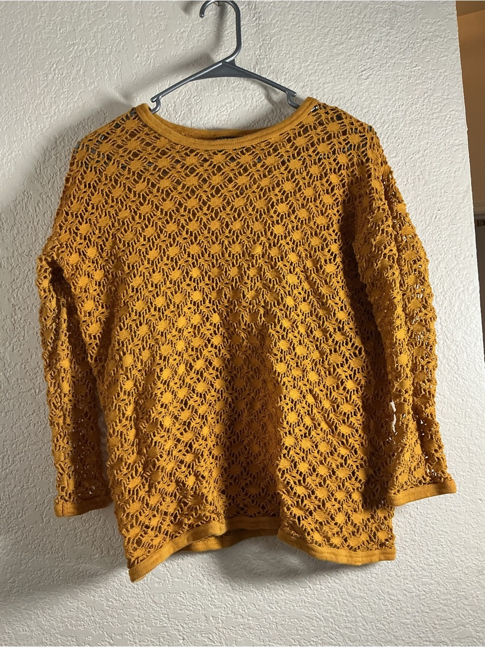 Vintage Pacific Connections Knit Crochet Top